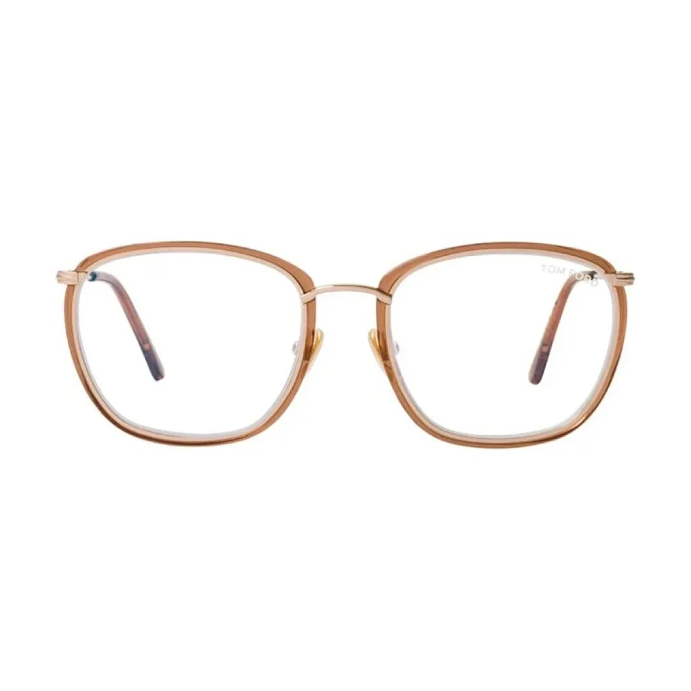 NEW TOM FORD EYEGLASSES BROWN/GOLD WOMEN EYEWEAR